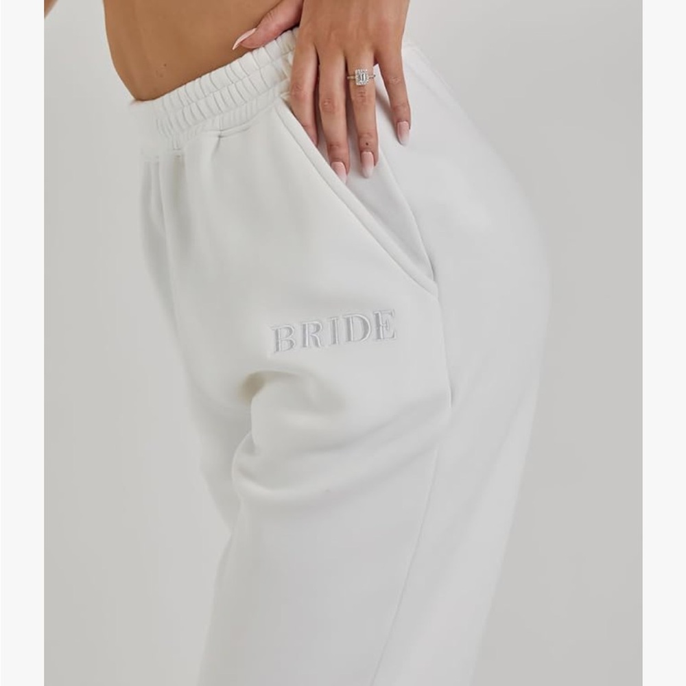 NEW White Bride Women's Joggers